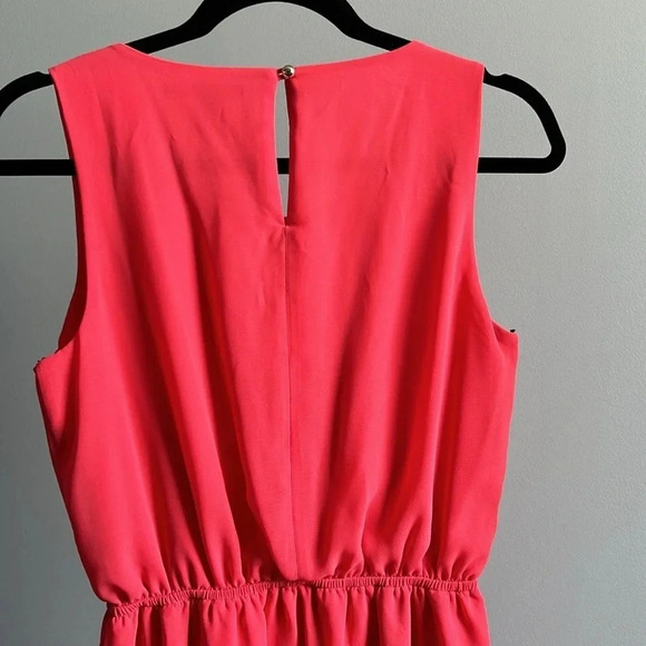 Forever 21 Coral Pink Dress | Coral Pink Dress | Wedding Guest | Spring | Summer - Picture 6 of 8